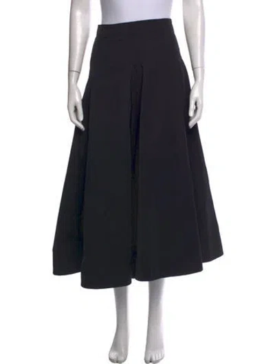 Pre-owned Mignon Long Skirt In Black
