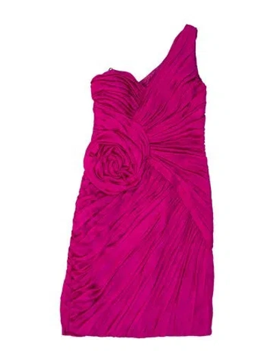 Pre-owned Mignon Strapless Mini Dress In Pink