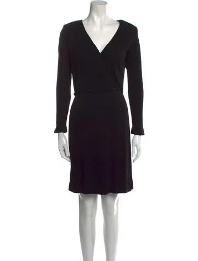 Pre-owned Mignon Vintage Knee-length Dress In Black