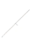Mignonette Kids' Cross Charm Cultured Pearl Bracelet
