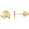 Mignonette Kids' Elephant Stud Earrings