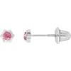 Mignonette Babies'  Kids' Gen Flower Stud Earrings