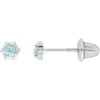 Mignonette Babies'  Kids' Gen Flower Stud Earrings