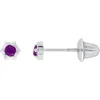 Mignonette Kids' Gen Flower Stud Earrings