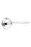 Mignonette Ribbed Round Sterling Silver Rattle