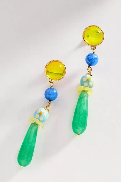 Mignonne Gavigan Adriana Earrings In Green