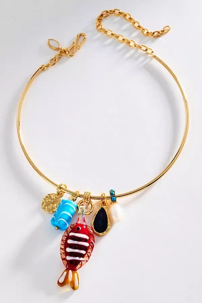 Mignonne Gavigan Alara Collar Necklace In Multi