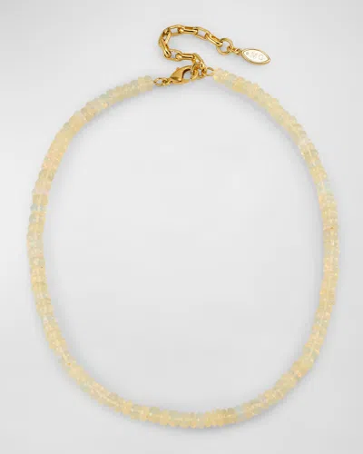 Mignonne Gavigan Alia Beaded Necklace, Opal In White