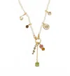 Mignonne Gavigan Amora Necklace In Yellow And Gold Pearl In White