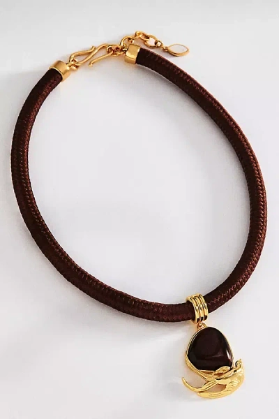 Mignonne Gavigan Beacon Necklace In Brown