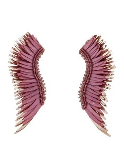 Pre-owned Mignonne Gavigan Bead & Sequin "madeline" Drop Earrings
