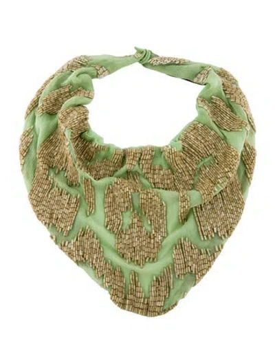 Pre-owned Mignonne Gavigan Bead Scarf Necklace, 22" In Multi