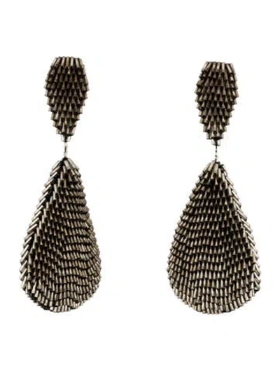 Pre-owned Mignonne Gavigan Beaded Drop Earrings In Multi