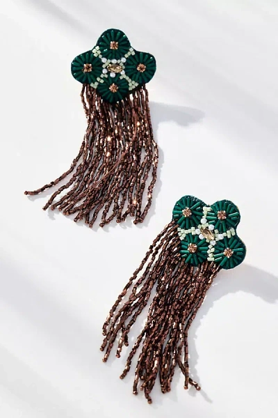 Mignonne Gavigan Beaded Kyla Earrings In Black