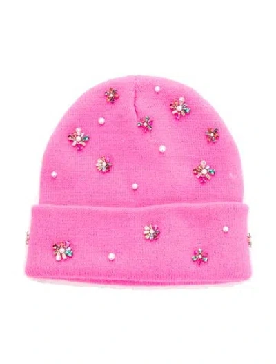Pre-owned Mignonne Gavigan Beanie In Pink