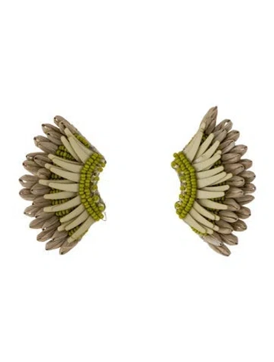 Pre-owned Mignonne Gavigan Crystal & Sequin 'mini Madeline' Stud Earrings In Multi