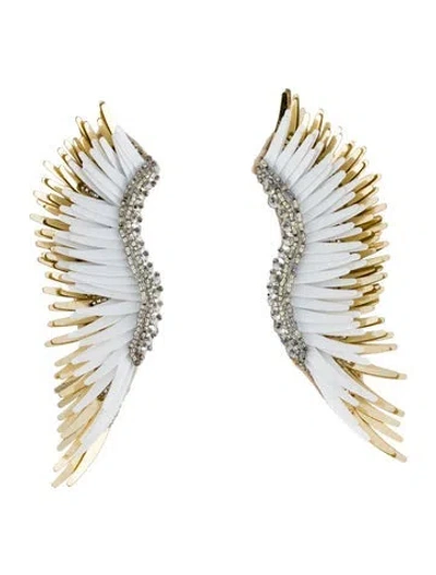 Pre-owned Mignonne Gavigan Crystal & Sequins Madeline Drop Earrings In Multi