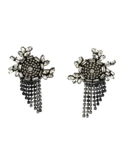 Pre-owned Mignonne Gavigan Crystal Nadya Petite Earrings In Multi