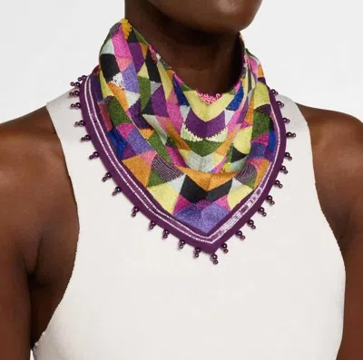 Mignonne Gavigan Franklin Bandana Scarf Necklace In Multi