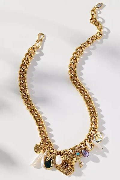 Mignonne Gavigan Gaia Charm Necklace In Gold