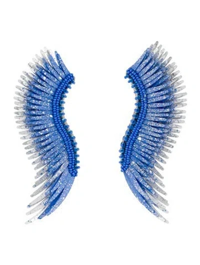 Pre-owned Mignonne Gavigan Glass Bead & Sequins Madeline Stud Earrings