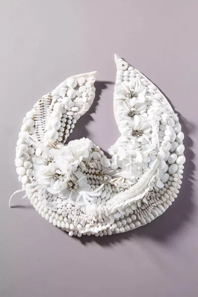 Mignonne Gavigan Haley Scarf Necklace In White