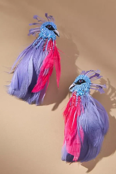 Mignonne Gavigan Harlow Bird Drop Earrings In Multi