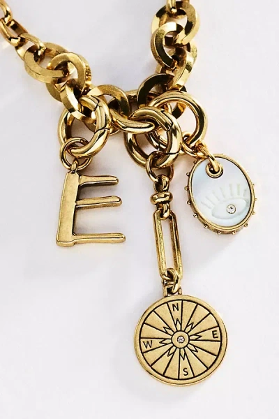 Mignonne Gavigan Initial Charm Necklace In Gold