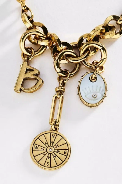 Mignonne Gavigan Initial Charm Necklace In Gold