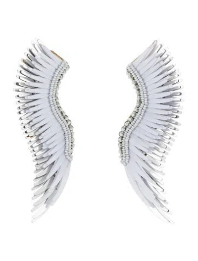 Pre-owned Mignonne Gavigan Leather, Sequin & Bead Madeline Earrings