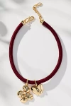 Mignonne Gavigan Lelani Charm Rope Necklace In Burgundy