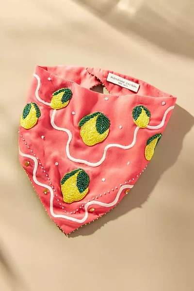 Mignonne Gavigan Lemon Drop Neckerchief In Orange