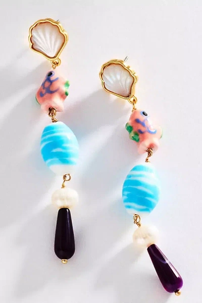 Mignonne Gavigan Lenny Drop Earrings In Multi
