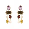 Mignonne Gavigan Luxe Greenwich Earrings In Purple Multi In Multi