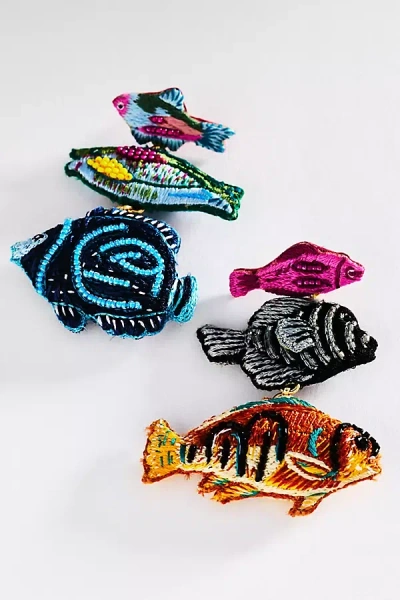Mignonne Gavigan Luxe Pececito Drop Earrings In Multi