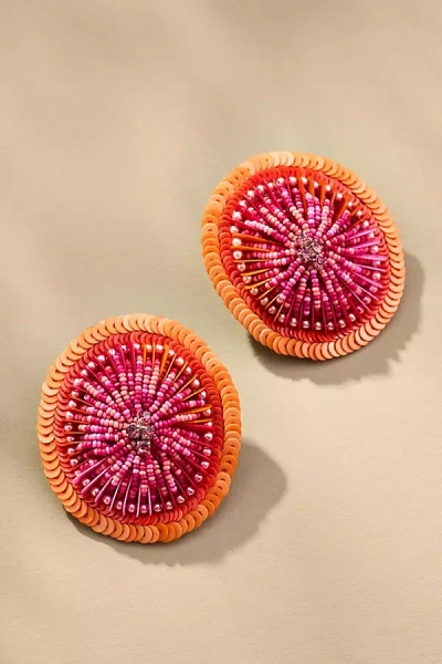 Mignonne Gavigan Malena Stud Earrings In Pink