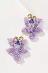 Mignonne Gavigan Manny Beaded Flower Earrings In Gold