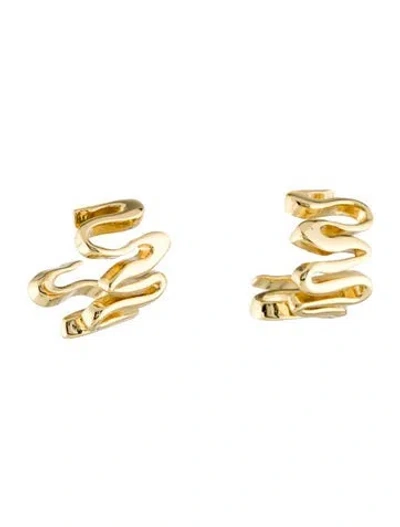Pre-owned Mignonne Gavigan Martina Hoop Earrings In Multi