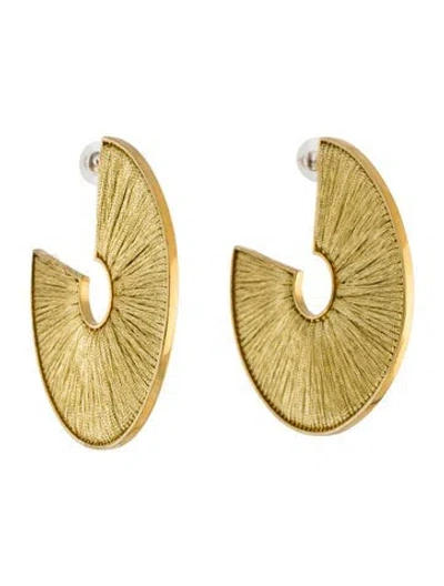 Pre-owned Mignonne Gavigan Mega Fiona Hoop Earrings In Multi