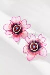 Mignonne Gavigan Myra Flower Stud Earrings In Pink