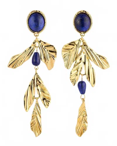 Mignonne Gavigan Orchard Earrings In Blues In Multi