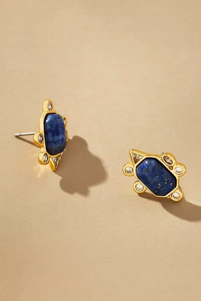 Mignonne Gavigan Orchard Stud Earrings In Blue