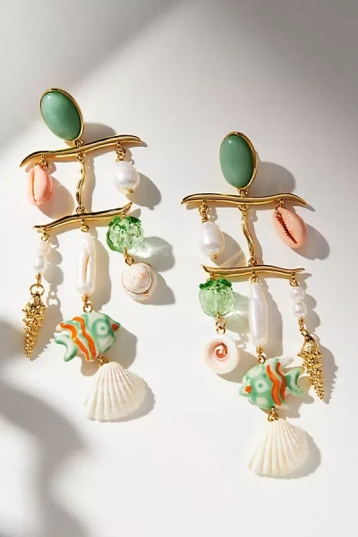 Mignonne Gavigan Portofino Luxe Drop Earrings In Multi