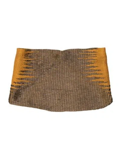 Pre-owned Mignonne Gavigan Printed Scarf In Multi