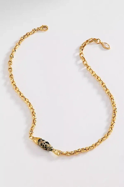 Mignonne Gavigan Riba Fish Necklace In Gold