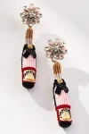 Mignonne Gavigan Rose Champagne Earrings In Multi