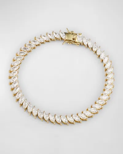 Mignonne Gavigan Santi Crystal Bracelet In Gold