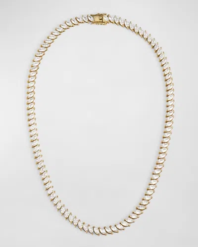 Mignonne Gavigan Santi Crystal Necklace In Gold