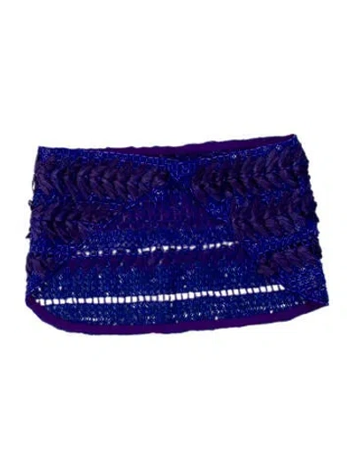 Pre-owned Mignonne Gavigan Shawl In Blue