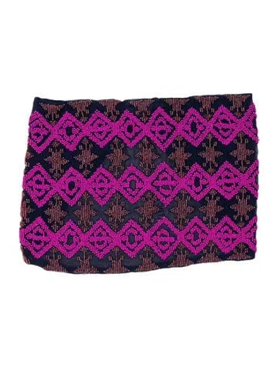Pre-owned Mignonne Gavigan Silk Paisley Print Scarf